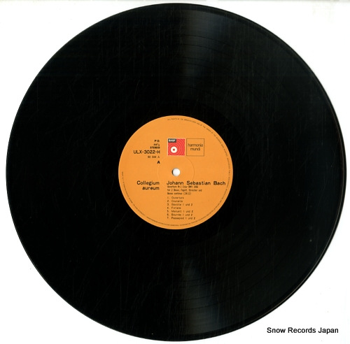 COLLEGIUM AUREUM j.s.bach; vier ouverturen ULX-3022-3023-H