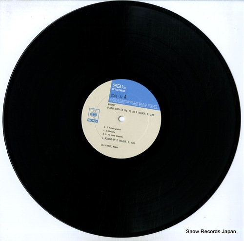 KARAUS, LILI mozart; piano sonata no.11 in a major, k.331 SOCL27