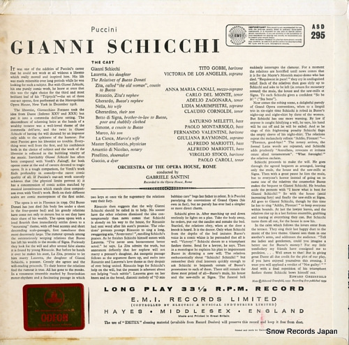 ƥȡå puccini; gianni schicchi ASD295