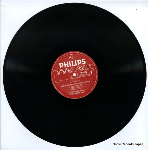 ARRAU, CLAUDIO beethoven; sonatas for piano and violin op.30 no.2 and 3 9500220