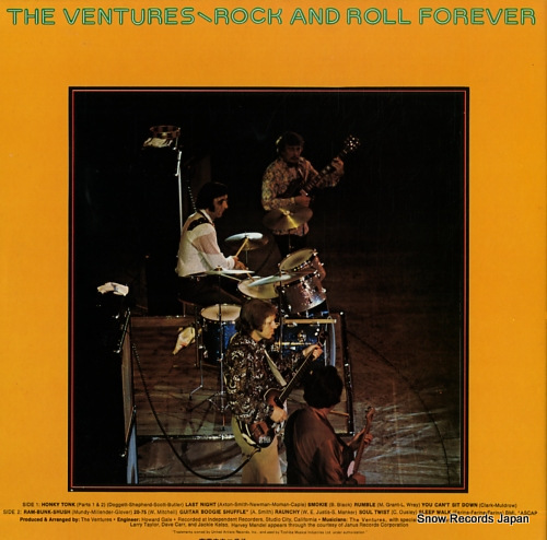 VENTURES, THE rock and roll forever LLP-80637 - back cover