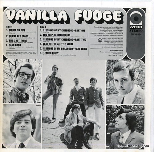 VANILLA FUDGE vanilla fudge SD33-224