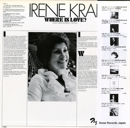 KRAL, IRENE where is love? PA-7138