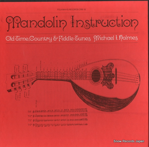 HOLMES, MICHAEL I. mandolin instruction CRB16 - front cover