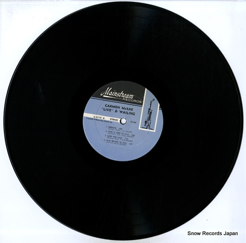 MCRAE, CARMEN live & wailing S/6110