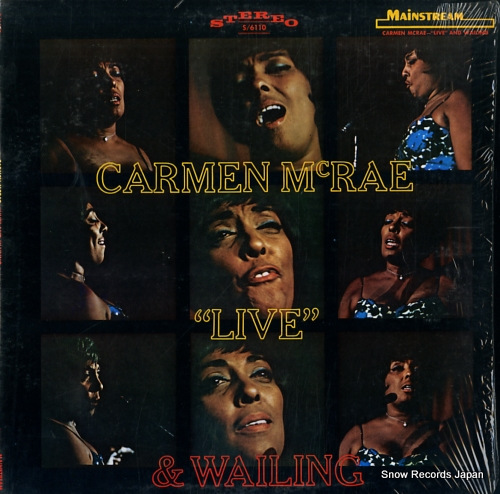 MCRAE, CARMEN live & wailing S/6110