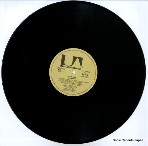 O BAND, THE the knife GP-522 - disc
