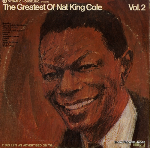 NAT KING COLE the greatest of nat king cole vol.1 SLB-6803