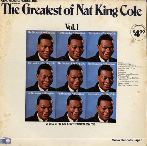 NAT KING COLE the greatest of nat king cole vol.1 SLB-6803