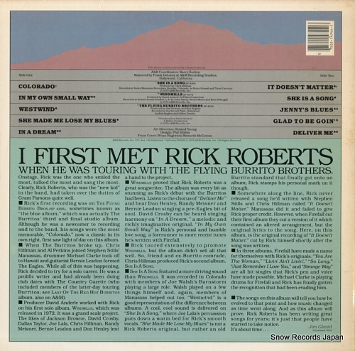 ROBERTS, RICK the best of rick roberts SP4744