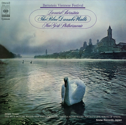BERNSTEIN, LEONARD the blue danube waltz / bernstein viennese festival SONC10324 - front cover