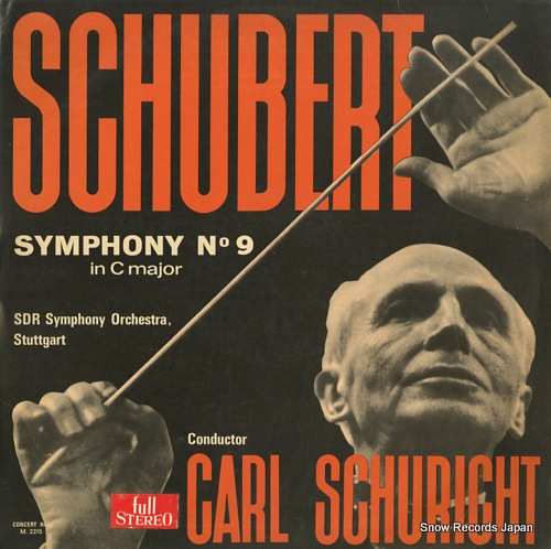 SCHURICHT, CARL schubert; symphony no.9 in c major M.2215