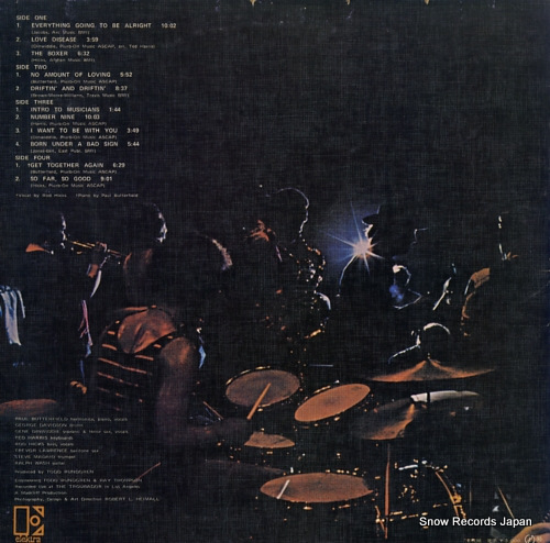 BUTTERFIELD BLUES BAND, THE live SJET-9501-2 - back cover