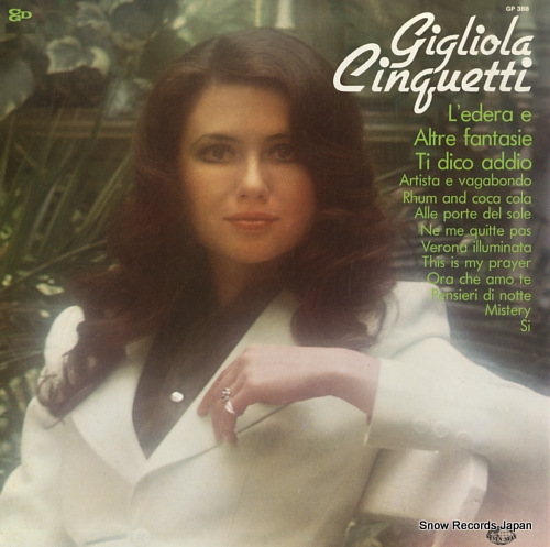 CINQUETTI, GIGLIOLA l'edera e altre fantasie GP388
