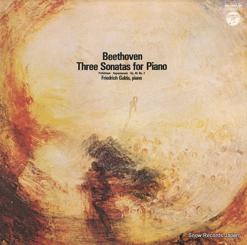 GULDA, FRIEDRICH beethoven; three sonatas for piano OQ-7099-CH - front cover