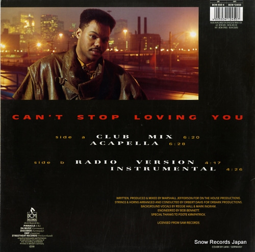 ROGERS, RICHARD can't stop loving you BCM450X / BCM12450