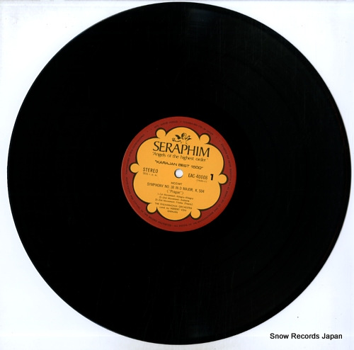KARAJAN, HERBERT VON mozart; symphony no.38 in d major 