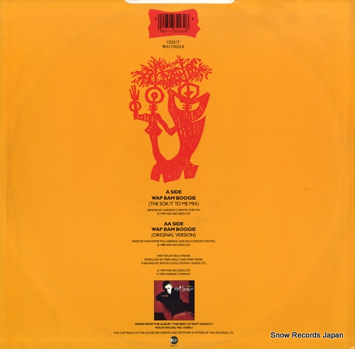 MATT BIANCO wap bam boogie YZ551T / 9031-73223-0