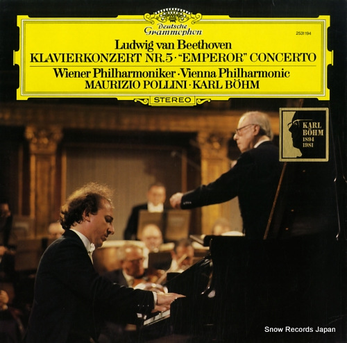 BOHM, KARL beethoven; klavierkonzert nr.5 