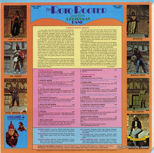 ROTO ROOTER GOOD TIME CHRISTMAS BAND, THE the roto rooter good time christmas band VSD-79347