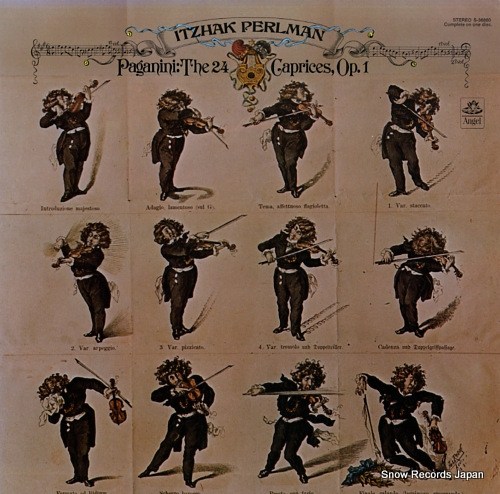 PERLMAN, ITZHAK paganini; the 24 gaprices,op.1 S-36860