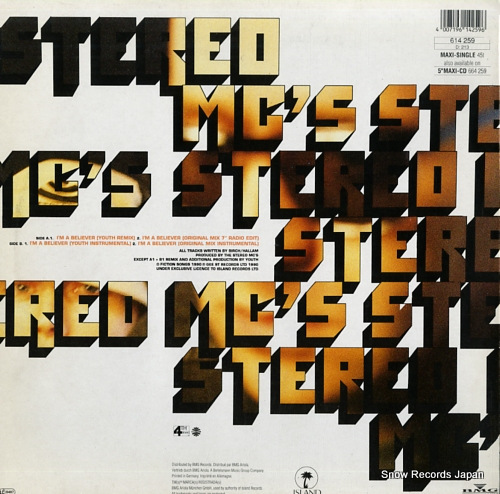 STEREO MC'S i'm a believer 614259