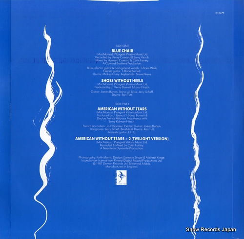 COSTELLO, ELVIS blue chair D1047T