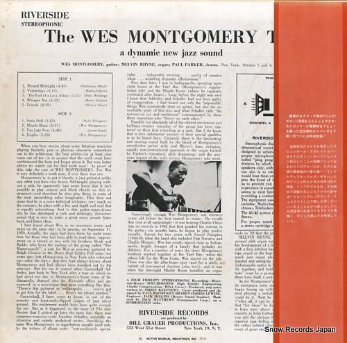 MONTGOMERY, WES the wes montgomery trio SMJ-6080