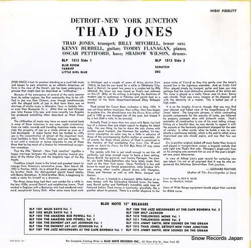 JONES, THAD detroit-new york junction GXK8031