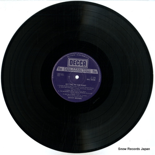 SAVOY BROWN getting to the point SKL4935