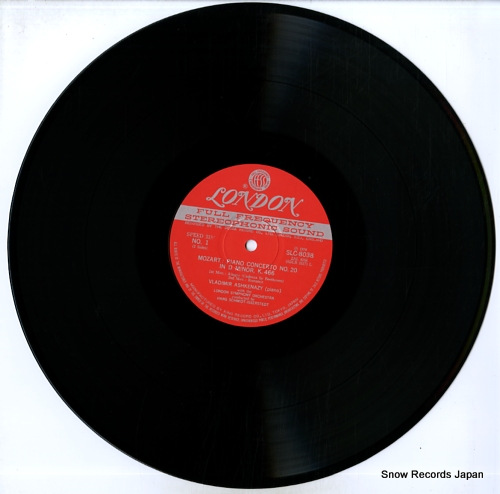ASHKENAZY, VLADIMIR mozart; piano concertos no.20, k.466 / no.6, k.238 SLC8038