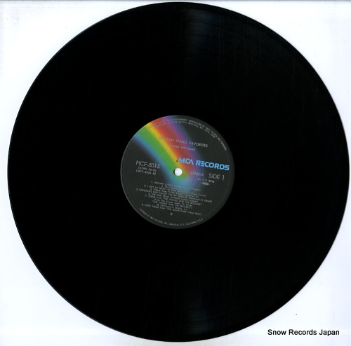 WILLIAMS, ROGER, AND, CARMEN CAVALLARO golden piano favorites MCF-8315-16