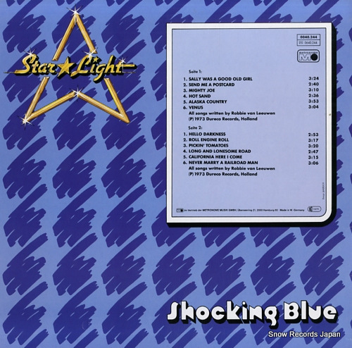SHOCKING BLUE, THE star light 0040.244