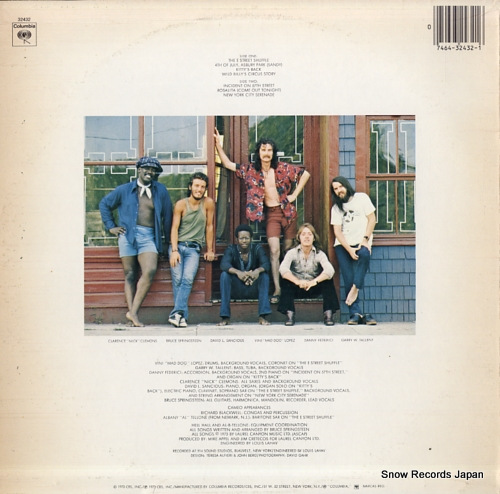 SPRINGSTEEN, BRUCE the wild, the innocent & the e street shuffle JC32432