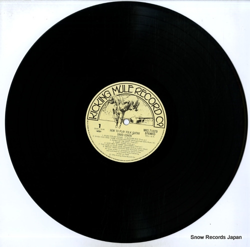 COHEN, DAVID how to play folk guitar WKS-71029