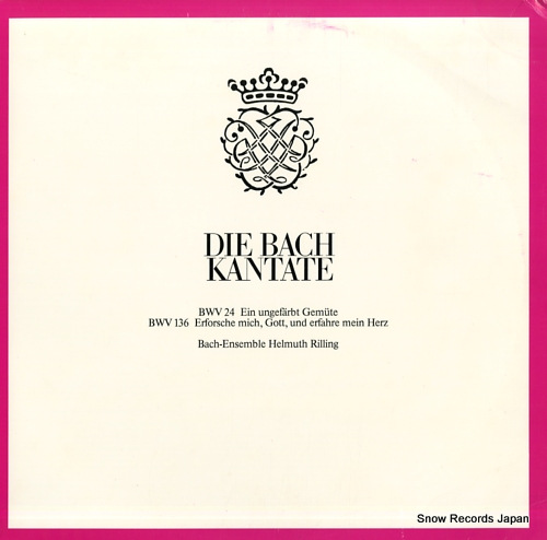 إࡼȡ die bach kantate / bwv 24 ein ungefarbt gemute CLV71943