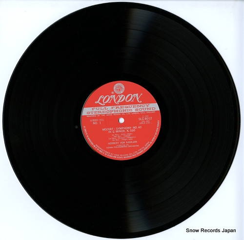 KARAJAN, HERBERT VON mozart; symphony no.40 in g minor, k.550 SLC8012