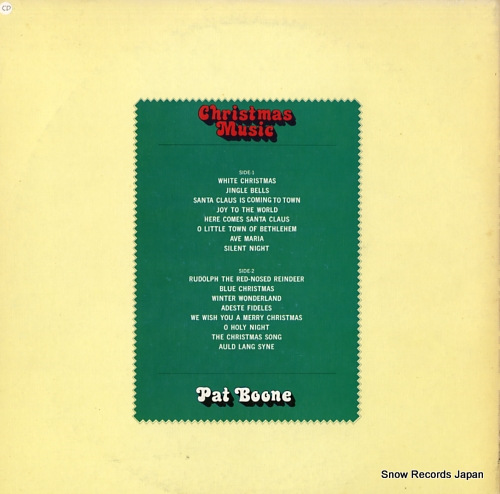 BOONE, PAT christmas music YX-8039-AB