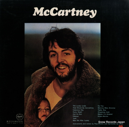 MCCARTNEY, PAUL mccartney AP-8963