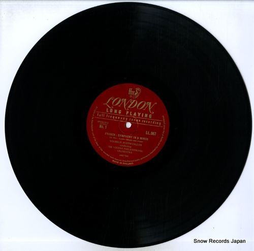 FURTWANGLER, WILHELM franck; symphony in d minor LL967