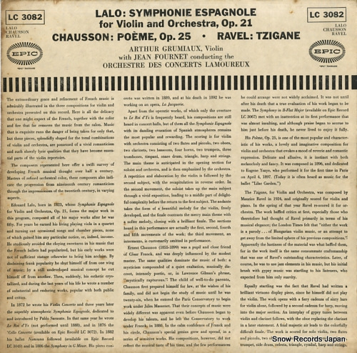 ƥ塼롦ߥ lalo; symphonie espagnole LC3082