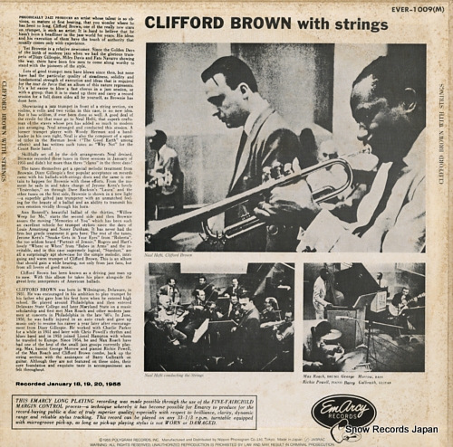 BROWN, CLIFFORD with strings EVER-1009(M)