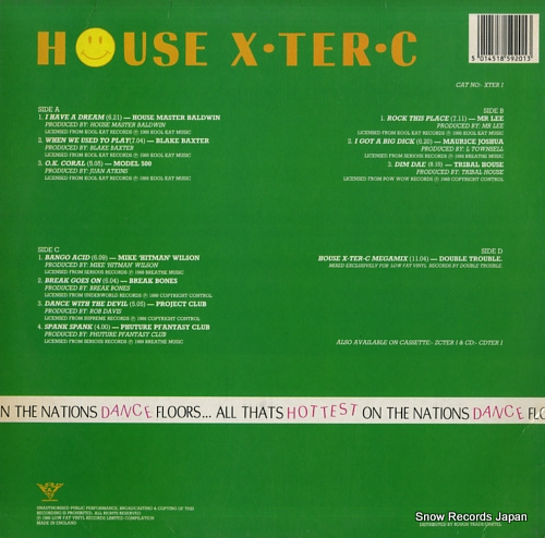 V/A house x ter c XTER-1