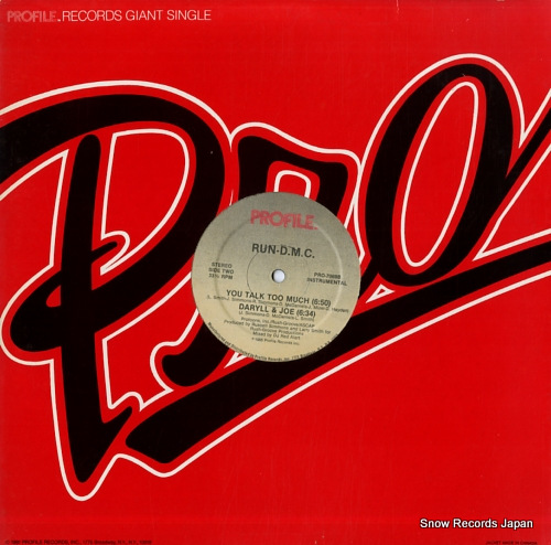 RUN-DMC you talk too much PRO-7069