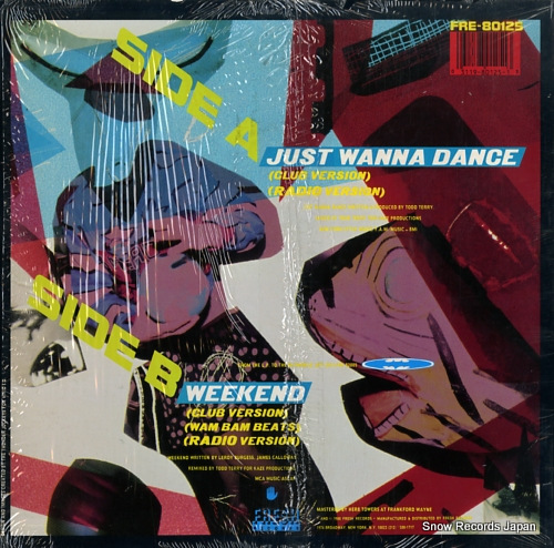 THE TODD TERRY PROJECT just wanna dance FRE-80125