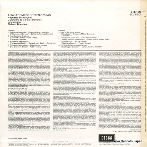 楲åȡȥ󥸥硼 arias from forgotten operas SXL6501