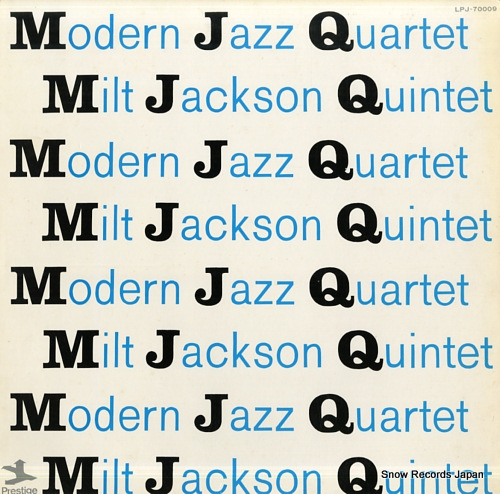 JACKSON, MILT modern jazz quartet LPJ-70009