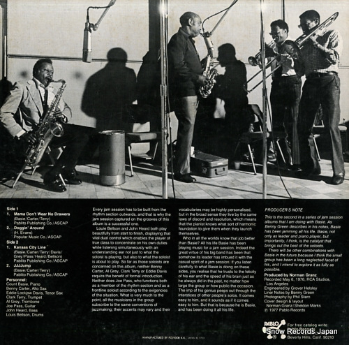 BASIE, COUNT basie jam #2 MTF1066
