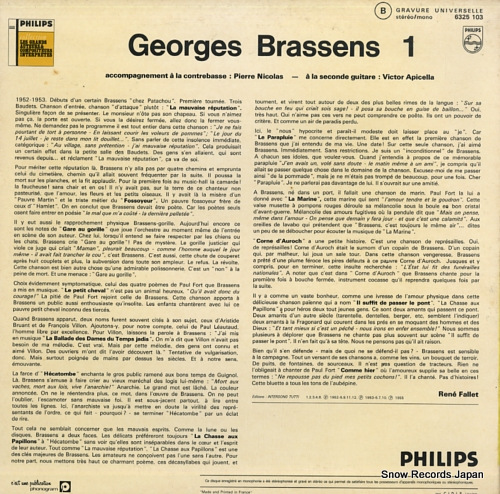 BRASSENS, GEORGES i 6325103
