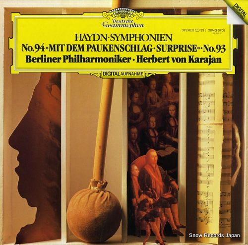 KARAJAN, HERBERT VON haydn; symphonien no.93 & 94 28MG0708